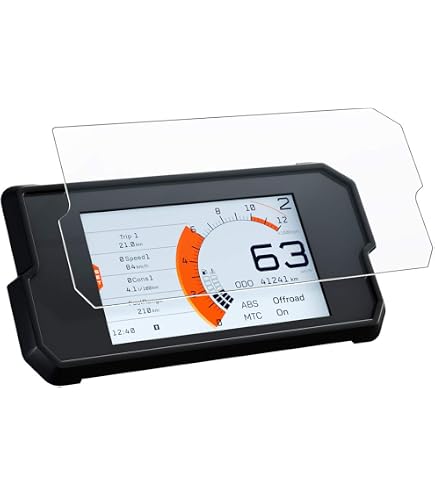 MUEOSI Displayschutzfolie Für BMW S1000RR / S1000XR (2020–2021) – TFT-Schutz, Kratzfest, Blendfrei, Wetterfest