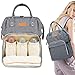 Produktbild Wickelrucksack, NBPOWER Baby Wickeltasche Rucksack Multifunktional Oxford Babytasche Große Kapazität Kein Formaldehyd Reiserucksack für Unterwegs