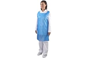 ASHLAND CHEMICALS & HYGIENE SUPPLIES Blue Disposable Aprons On a roll (200) High Density