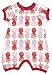 Piccalilly Organic Cotton Pink Girls Octopus Short Sleeve Romper