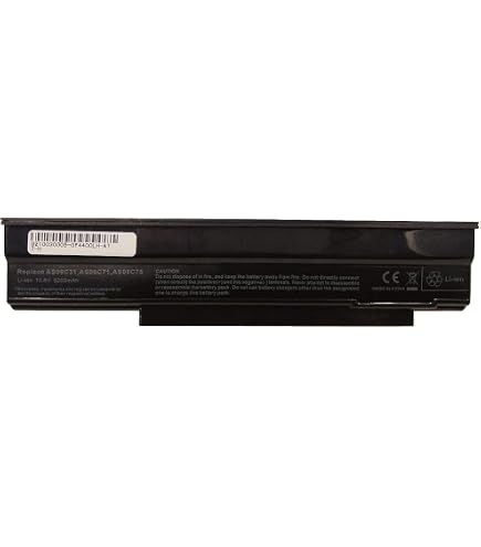 Vhbw Batteria Compatibile Per Acer Extensa 5235/5635, 4400mAh 11.1V Li-Ion, Sostituisce AS09C31, AS09C70, BT.00603.078