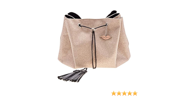 donna may drawstring makeup bolsa