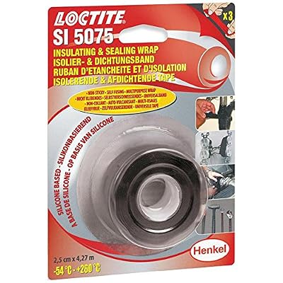 Loctite 1808110 Ruban d'Etanchéité SI 5075, Noir, 4,27 m x 2,5 cm