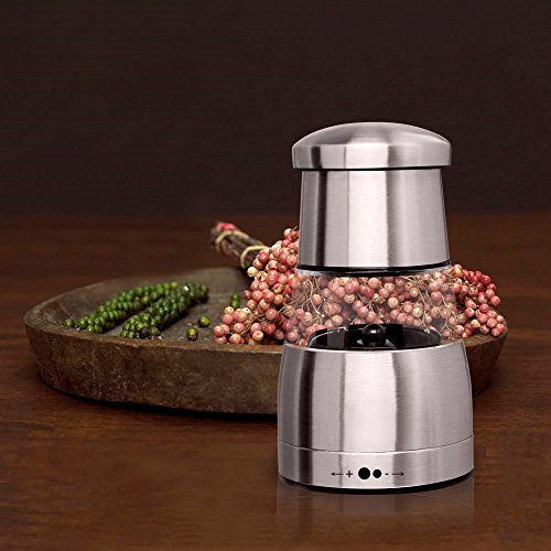 Hiifna Salz- und Pfeffermühle Gewürzmühle mit einstellbarem Mahlgrad und Keramikmahlwerk - 2