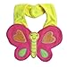 Bigood Baby Girl Boy Cartoon Waterproof Absorbent Terry Drooler Bibs Butterfly