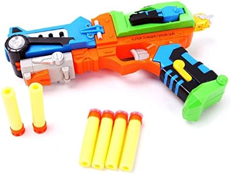 Moncare Soft Rubber Deformation Man Weapons Gun Model For Kids