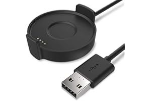 TUSITA Charger Compatible with TicWatch Pro, Ticwatch Pro 2020, TicWatch Pro 4G/LTE Smartwatch - USB Charging Cable Clip Cradle 3.3ft 100cm - Bluetooth Watch Accessories