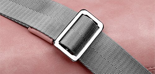 Zetiy 14 Zoll PU Leder Laptoptasche Notebooktasche Messenger Bag Umh  ngetasche Aktentasche Laptop Tasche H  lle Sleeve Case Rosa