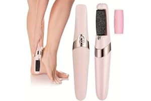 Pedicure Elettrico, m Mu Pedicure Elettrico Professionale Piedi, Lima Per Piedi Elettrica, Rimozione per Calli e Duroni, 2 Rulli Di Ricambio, Luce Di Precisione, Per Talloni Screpolati, Pelle Morta