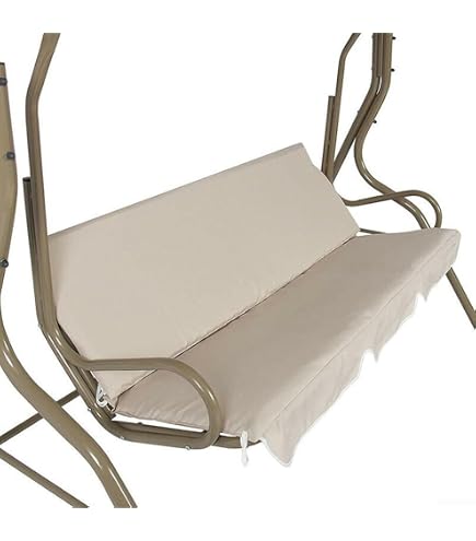 Costway Sedia dondolo trasformabile a 2 posti con letto piano, Altalena