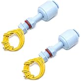 2 Stück Wasserstand Sensor,Sowohl AC220V Als Auch AC/DC24V Schaltkreise Können Verwendet Werden,Flüssigkeit Schwimmerschalter