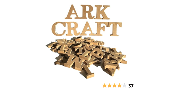 A To Z Set Of Wooden Mdf Freestanding Uppercase Letters Amazon Co Uk Office Products