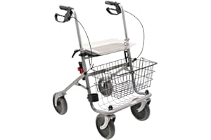 Drive Medical Cristallo Déambulateur standard à roulettes Argenté