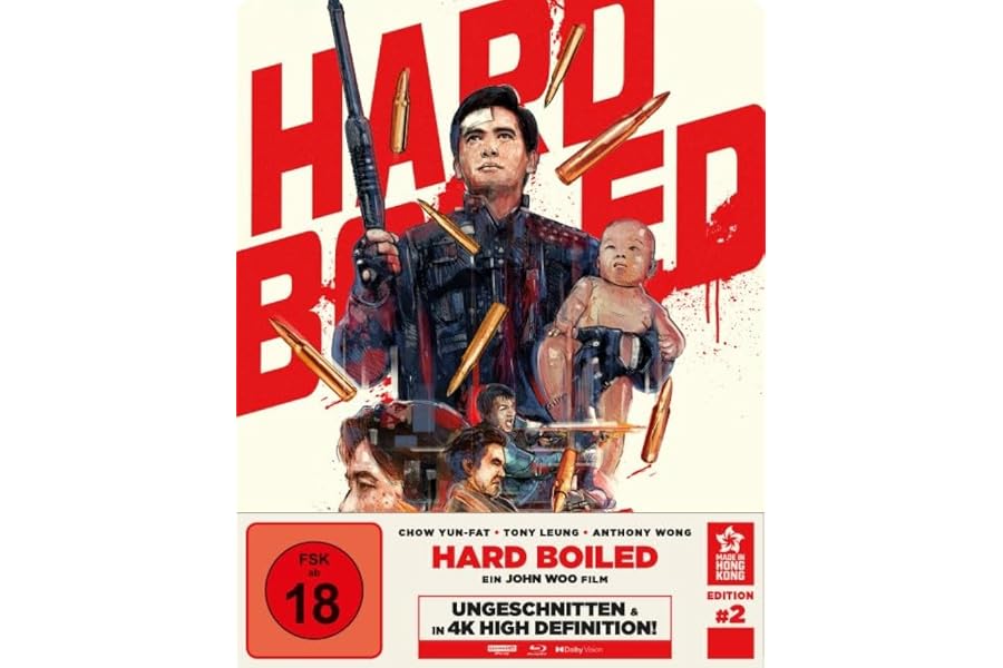 Hard-Boiled (Steelbook, 4K-UHD+2 Blu-rays) – Produktbeispiel aus DVD & Blu-ray