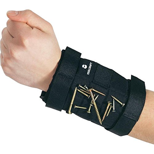 Magnet Armband Magnetarmband mit Klettbefestigung Schwarz ideal als Geschenk für Männer