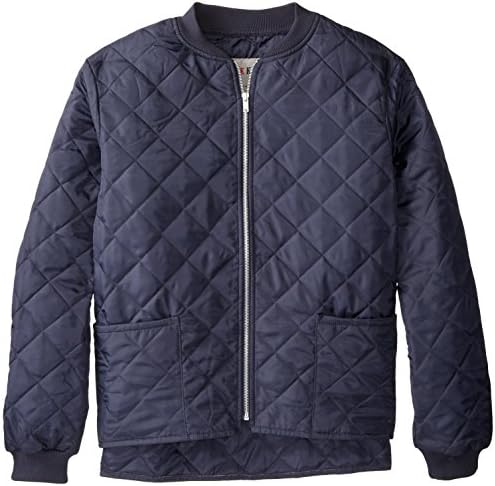 Work King Men's Quilted Freezer Jacket, Navy, Large