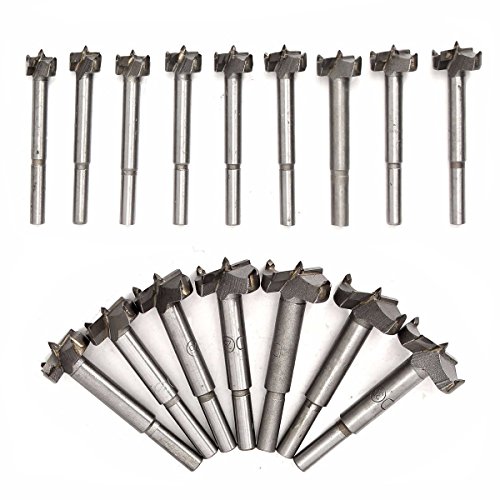 Welinks 16 Forstnerbohrer Set individuelle Titan beschichtet Legierung Stahl Holz Boring Lochsäge Set Holz Forstner Bohrer Cutter 15 mm-35 mm