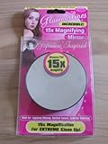 Magnifying Mirror 15x Magnification Close Eye Makeup Cosmetic Eyebrow Suction