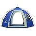 Produktbild WENTAO Camping Zelt Hexagon Hydraulikdruck Schnell Offene Regenfeste Zelt 5-6 Mann Outdoor Sports Camping Wandern Strand Wild Party Blue