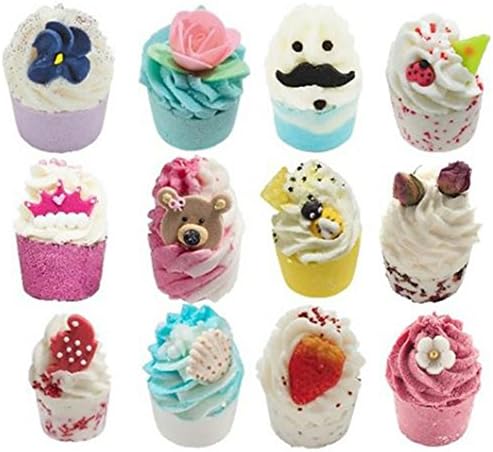 Luxury Fragrance Bath Blaster Gift Set : Assorted Cupcakes 12 Pieces