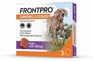 FRONTLINE Frontpro Anti-puces et tiques pour Chien 25-50 kg