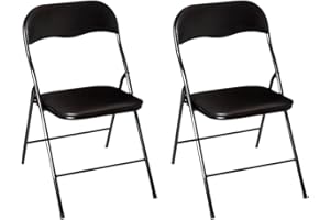 HOUSE COLLECTION SEDIA PIEGHEVOLE (2 NERO)