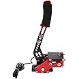 Bewinner USB Handbrake, 64 Bit USB Handbrake for Racing Game, 2 in 1 Sim Racing Game Handbrake for ONE for Series S X PC for G920,PC Racing Game USB Handbrake (Red)