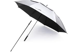 G4Free 68 Inch Vented UV Golf Umbrella Oversize Beach Umbrella Auto Open Extra Large Windproof Sun Rain Umbrellas