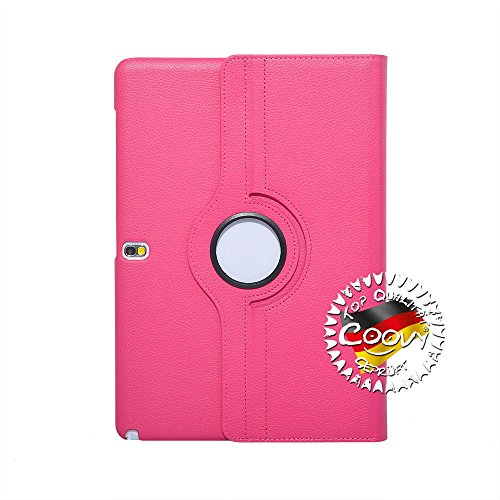 COOVY® 360° ROTATION COVER FÜR SAMSUNG GALAXY NOTE PRO 12.2 SM-P900 SM-P901 SM-P905 SMART HÜLLE TASCHE ETUI CASE SCHUTZ STÄNDER Farbe hotpink - 7