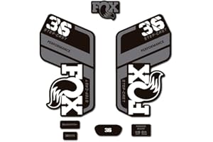 STAR SAM Pegatinas Compatibles con horquilla bici Fox 36 Performance Step Cast 2021 Blanco 1 CMT