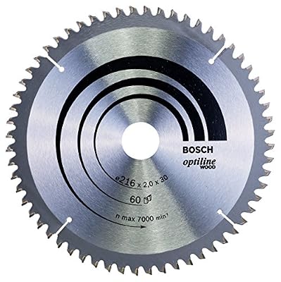 Bosch 2608640433 Lame de scie circulaire Optiline Wood 216 x 30 x 2,0 mm, 60, 1 pièce