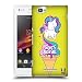Produktbild Head Case Designs Einhorn Schrullige Toons Ruckseite Hülle für Sony Xperia M / M Dual