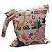 Baby Infant Waterproof Zipper Reusable Cloth Diaper Bag (Lion Animal Pattern Beige)