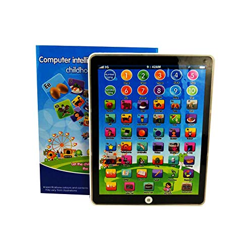 Preisvergleich Produktbild BEESCLOVER Kinder kinder mini nachahmung ipad intelligente frühe pädagogische lernen spielen tablet spielzeug weihnachten geburtstagsgeschenk für mädchen jungen baby lernmaschine