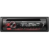 Pioneer DEH-S320BT | 1DIN Autoradio | CD-Tuner mit RDS | Bluetooth | MP3 | USB und AUX-Eingang | Freisprecheinrichtung | Smar