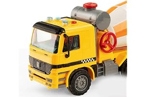 Eminchu Cement Truck Mixer Toy with Rotating Outlet, Roterande Betongbil