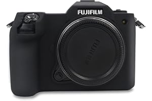 MUZIRI KINOKOO - Funda protectora de silicona para cámara Fuji GFX 100s GFX 50s II, funda antideslizante de goma suave, color negro