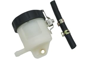 S SYUU universel de frein avant moto Master Cylindre de frein Pompe Réservoir d'huile Coupe Fluide Bouteille Réservoir Compatible avec Yamaha FZS 600 YZF-R1 YZF-R6 YZFR1 YZFR6 R6 R1 2000-2018