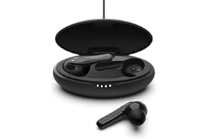 Belkin Auriculares inalámbricos, Cascos True Wireless Bluetooth SOUNDFORM Move con Controles táctiles y Grado IPX5 de Resistencia al Agua y el Sudor, Graves potentes, iPhone, Android y Otros