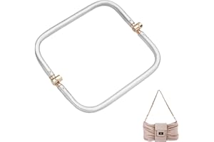 ‎CHGCRAFT CHGCRAFT 2 Stück 20,5cm Taschenrahmen Verschluesse Aluminium Geldbeutel Rahmen U förmiger Taschen Griff Interner Röhren Rahmen für DIY Handtasche Geldbeutel Münz Tasche Nähen, 20,5x10x2,5cm
