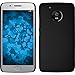 Price comparison product image PhoneNatic Hardcase compatible with Lenovo Moto G5 - rubberized black Cover + protective foils