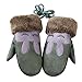 Produktbild Weihnachtsgeschenk Kinder Handschuhe SHOBDW Winter Kinder Mädchen Jungen Twist Handschuhe Warm Vollfinger Handschuhe (Grün)