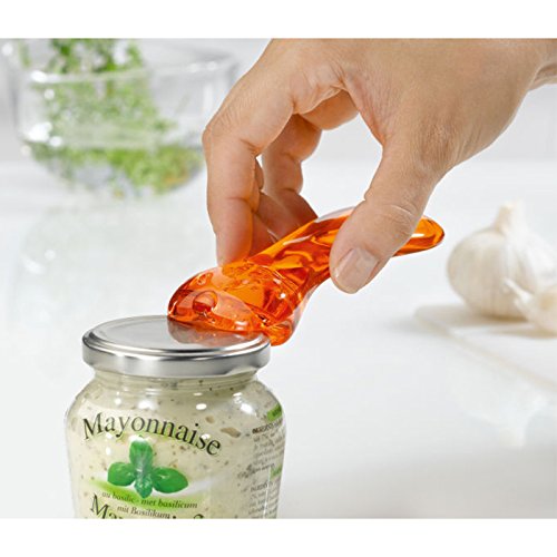 Koziol 3712014 Deckelöffner „Tom“ in Kunststoff, transluzent anthrazit, 28 x 18 x 18 cm - 3