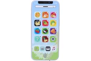 Tnfeeon Enfants Apprentissage Éducatif Téléphone Jouet Bébé Lumière Musique Téléphone Portable Enfants Simulé Téléphone Mobile Jouet Anniversaire/De Noël pour Enfants
