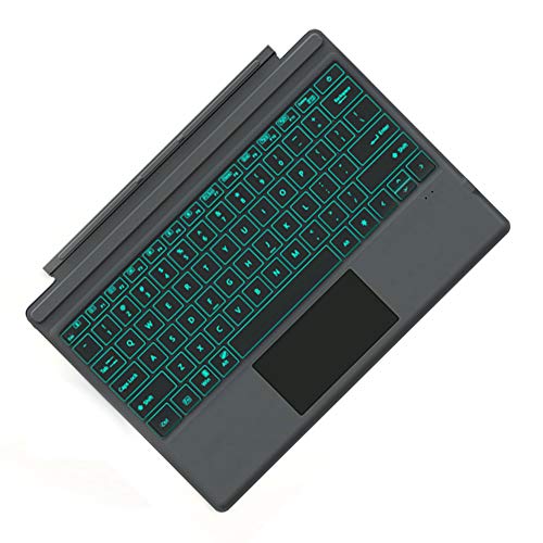 Preisvergleich Produktbild MSQL Drahtlose Bluetooth Tastatur Tragbare leichte Bunte Hintergrundbeleuchtung Tastatur, magnetische Adsorption, für Microsoft Surface Pro3 / Pro4 / Pro2017