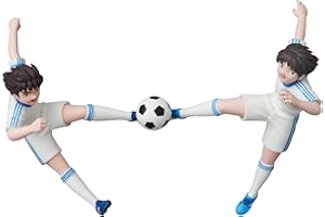 Medicom Toy Captain Tsubasa Serie 2 Mini statuette UDF Ohzora Tsubasa and Misaki Taro (Twin Shoot) 13 cm