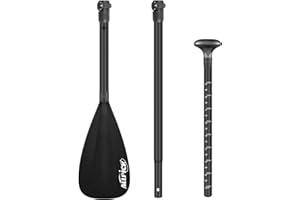 ‎ALLPICK ALLPICK SUP Paddle Abnehmbares 3-teiliges Teleskoppaddel für Stand Up Paddle Boards, verstellbar 170–210 cm, ultraleichtes Aluminium
