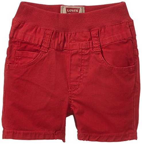 Levi's Baby Boys 0-24m Levi's Short Plain Short, Red (Red), 0-3 Months (Manufacturer size: 3 Months)