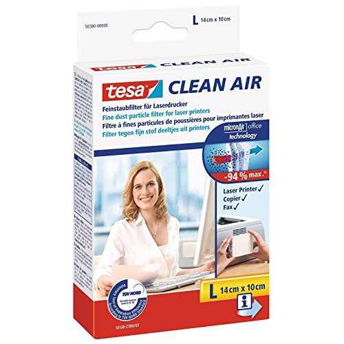 tesa Clean Air Feinstaubfilter, Größe L 140 : 100, 5 Stück