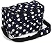 Kenley Professional Hairdressing Hair Equipment Tool Carry Case Bag - Polka Dot Navy Blue
